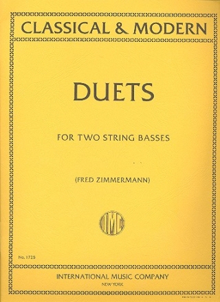 24 classical and modern Duets for 2 string basses