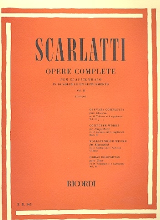 Opere complete Vol.2 per clavicembalo