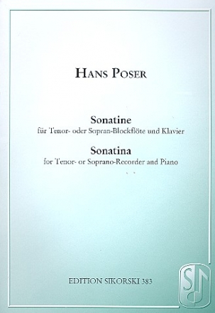 Sonatine op.36,3 fr Tenorblockflte (Sopranblockflte) und Klavier