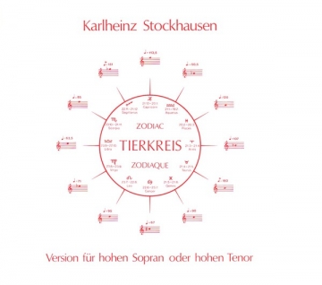 Tierkreis Nr.41 2/3 fr hohen Sopran (Tenor) und Klavier