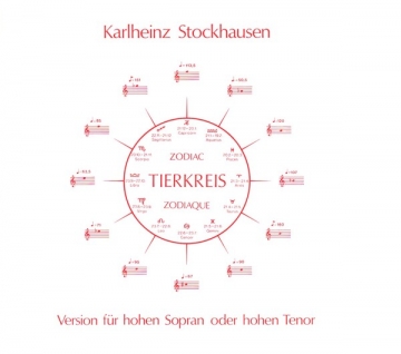 Tierkreis Nr.41 2/3 fr hohen Sopran (Tenor) und Klavier