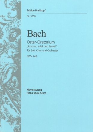 Oster-Oratorium BWV249 Kantate zum Osterfest (festo paschali)  Klavierauszug (dt/en)