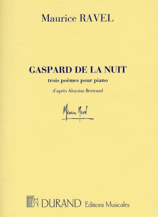 Gaspard de la nuit pour piano