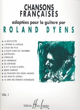 Chansons francaises vol.1 pour la guitare seule