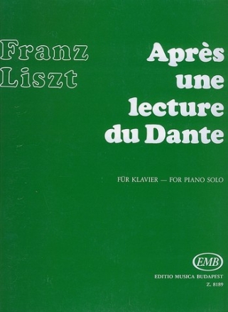 Aprs une lecture du Dante fr Klavier