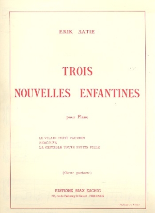 3 nouvelles enfantines pour piano