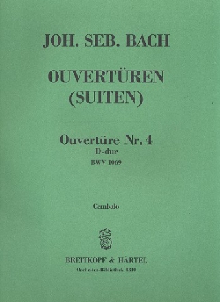 Ouvertre D-Dur Nr.4 BWV1069 fr Orchester Cembalo