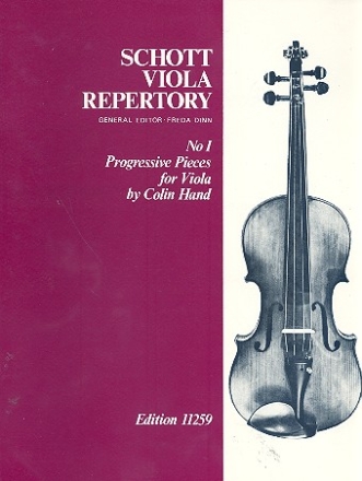 Progressive pieces for viola and piano