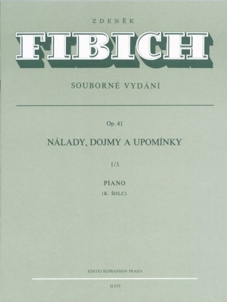 Stimmungen, Eindrcke und Erinnerungen op.41 Reihe 1 Band 3  fr Klavier