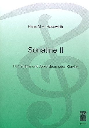 Sonatine Nr.2 für Gitarre und Akkordeon Partitur mit Gitarrenstimme