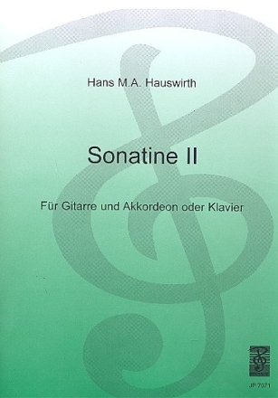 Sonatine Nr.2 fr Gitarre und Akkordeon Partitur mit Gitarrenstimme