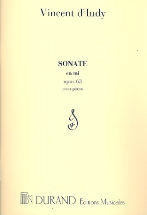 Sonate mi majeur op.63 pour piano