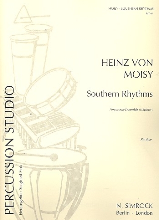 Southern Rhythms für Percussion-Ensemble (6 Spieler) Partitur
