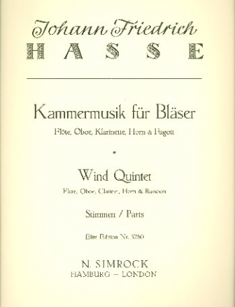 Kammermusik fr Blser fr Flte, Oboe, Klarinette, Horn und Fagott