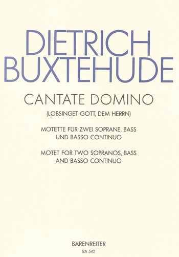 Cantate domino  fr 3 gemischte Stimmen und Bc