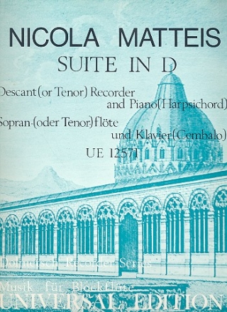 Suite in d for soprano recorder and piano