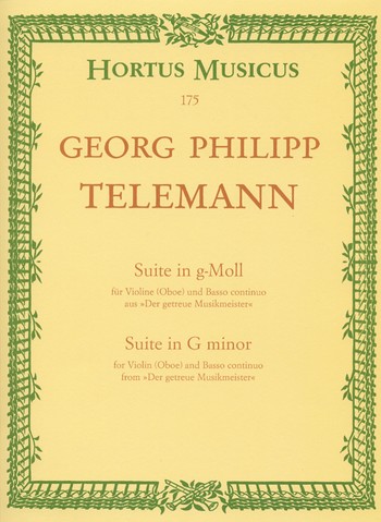 Suite g-Moll fr Violine (Oboe) und Bc