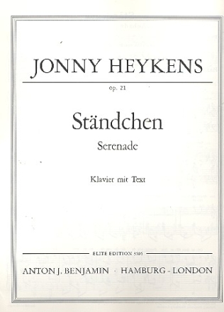 Stndchen op.21 Serenade fr Klavier