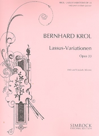 Lassus-Variationen op.33 fr Viola und Cembalo