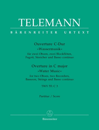 Ouverture C-Dur fuer Orchester Partitur Wassermusik