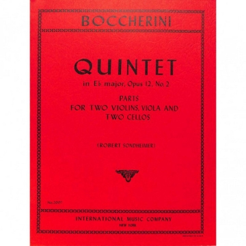 Quintet E flat major op.12,2 for 2 violins, 2 violas and cello PARTS