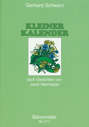 Kleiner Kalender  fr gem Chor a cappella Chorpartitur