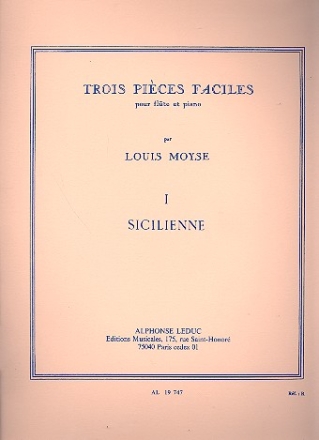 Sicilienne pour flte et piano