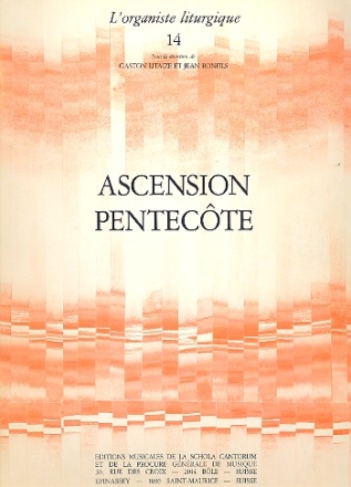 Ascension pentecote  pour orgue