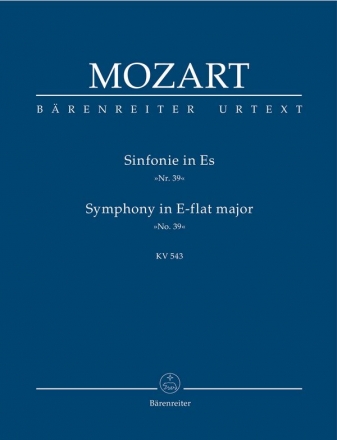 Sinfonie Es-Dur KV543 fr Orchester studienpartitur