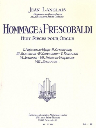 Hommage  Frescobaldi pour orgue