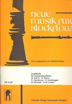 Duettbuch fr 2 Sopranblockflten Spielpartitur