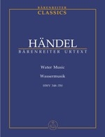 WATER MUSIC, HWV348-350 STUDIENPARTITUR