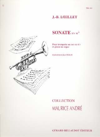 Sonate si bemol majeur pour trompete et piano ou orgue