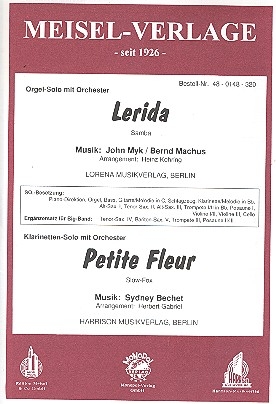 Lerida  und  Petite Fleur fr Salonorchester Piano-Direktion und Stimmen