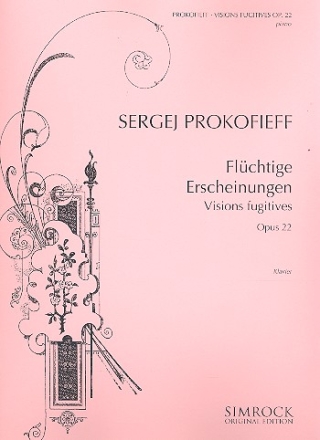 Visions fugitives op.22 fr Klavier Flchtige Erscheinungen