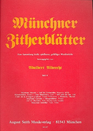 Mnchner Zitherbltter Band 4  