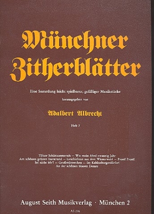Mnchner Zitherbltter Band 3  