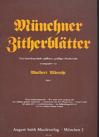 Mnchner Zitherbltter Band 3  