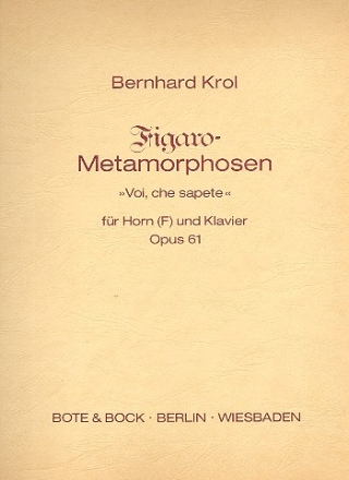 Figaro-Metamorphosen op.61 fr Horn und Klavier