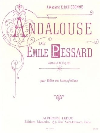 Andalouse op.20 pour flte et piano