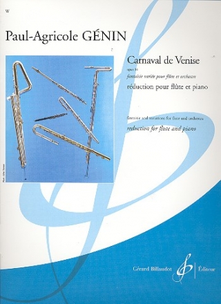 Carnaval de venise op.14 pour flte et piano