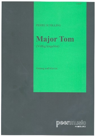 Major Tom Gesang und Klavier Einzelausgabe