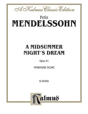 Ein Sommernachtstraum op.61  study scoree