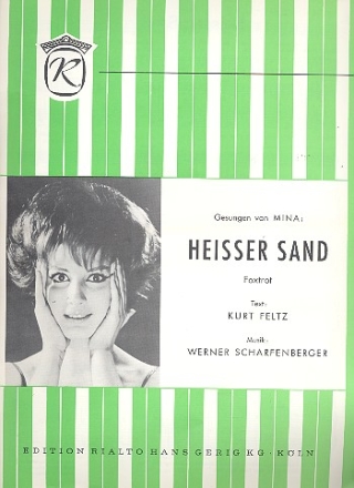 Heier Sand fr Gesang und Klavier Einzelausgabe