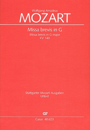 Missa brevis G-Dur KV140 fr Soli, Chor, Orchester Partitur