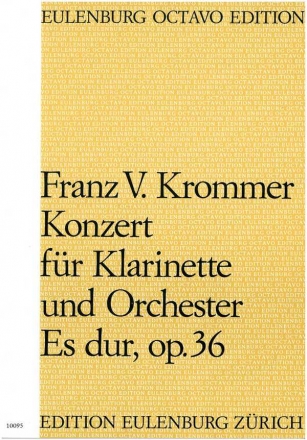 Konzert Es-Dur op.36 fr Klarinette und Orchester Partitur