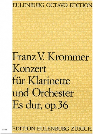 Konzert Es-Dur op.36 fr Klarinette und Orchester Partitur