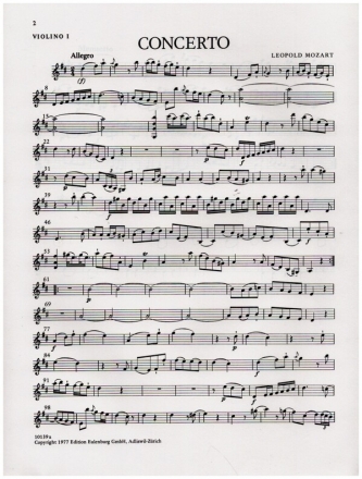 Konzert D-Dur fr Posaune (Viola) und Orchester Violine 1