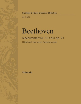 Konzert Es-Dur Nr.5 op.73 fr Klavier und Orchester Violoncello