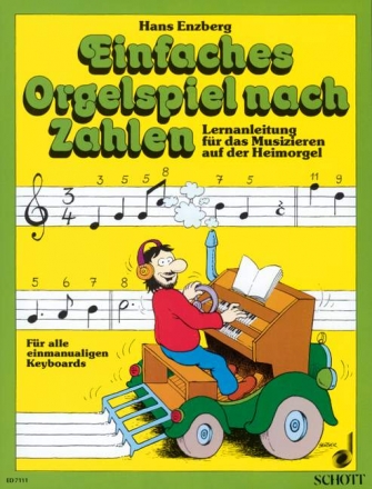 Einfaches Orgelspiel nach Zahlen fr Elektro-Orgel